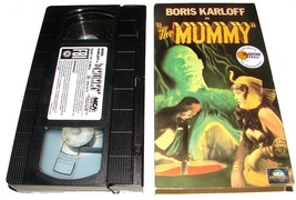 THE MUMMY VHS Movie 1990 TOMBSTONE PIZZA Promo Boris Karloff - $9.99