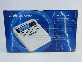 New in Box Midland WR-100 All Hazards Weather Public Alert Radio Storm Warning - £16.06 GBP