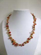 Peridot Carnelian Citrine and Copper Necklace RKM301 RKMixables Copper Collectio - £15.98 GBP