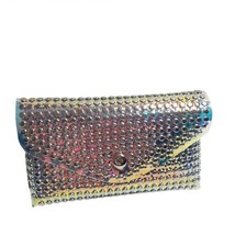 Boutique Womens Gold Studded Translucent Adjustable Envelope Style Belt Bag - £27.94 GBP