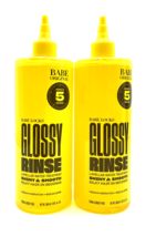 Babe Locks Glossy Rinse Lamella Water Treatment Shiny &amp; Smooth 16 oz-2 Pack - £38.62 GBP