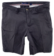 Ben Sherman Shorts Men&#39;s Size 38 Gray Flat Front Chino Shorts  9&quot; Inseam Golf - £13.23 GBP