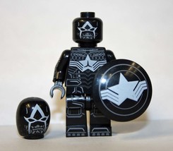 Black Venom Captain America Spider-Man Minifigure - £4.46 GBP