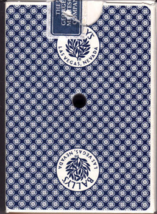 BALLY&#39;S Las Vegas Playing Cards, Vintage Blue marked used w/ hole - $3.95