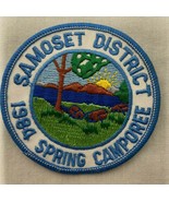 Vintage Boy Scout Samoset District 1984 Spring Camporee Patch  - £4.28 GBP