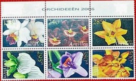 Netherlands Antilles 1099 MNH Orchids Flowers Block ZAYIX 0224S0078A - £12.22 GBP