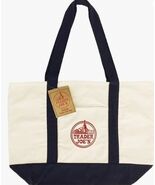 ORIGINAL TRADER JOE'S LARGE CANVAS BAG HEAVY COTTON REUSABLE SHOPPING BA... - $29.69