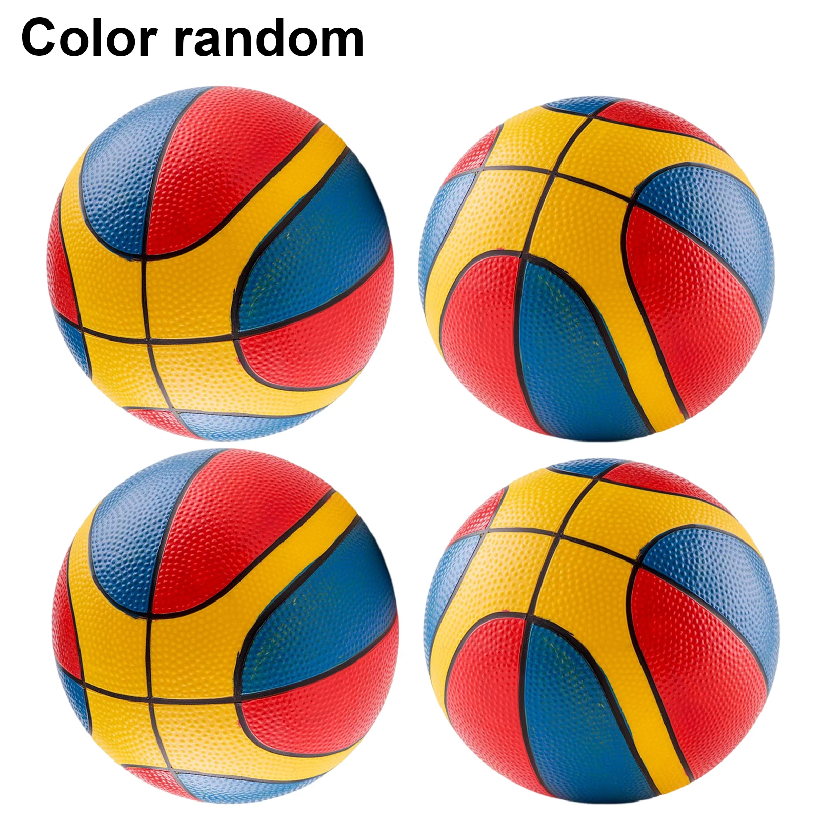 4pcs Mini Basketball Inflatable Party For Kids With Pump Toy Portable Adults - £19.60 GBP