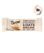 6x Bars Bob&#39;s Red Mill Peanut Butter Coconut &amp; Oats Bar | Gluten Free | ... - £15.87 GBP