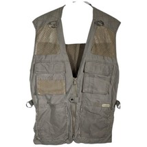 TRAVELSMITH Vest Mens Medium Safari Jacket with Pockets Fishing Hunting ... - $30.02