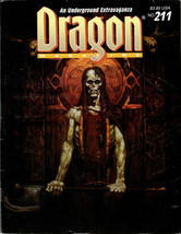 Dragon Magazine Nov 1994 #211 Ecology of the Dungeon~ Fungi~ Fiction: Li... - £7.07 GBP