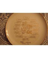 1974 IXONIA Lumber WIS., Cream Background Printed in Gold - $17.63