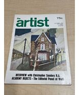 Vintage The Artist Magazine October 1971 Paper Epherma KG JD - $236.25 MXN