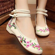 TIMETANG Chinese Traditional Embroidery Women Canvs Shoes Casual Floral Ladies S - £24.28 GBP