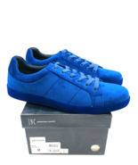 INC International Concepts Men&#39;s Brogan Velvet Lace-Up Sneakers- Blue, U... - £20.79 GBP