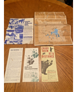 Yellowstone National Park Ephemera Pamphlet Brochure Map 1960s 1970s Tra... - $694.63 MXN