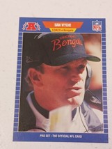 Sam Wyche Cincinnati Bengals 1989 Pro Set Card #72 - £0.78 GBP