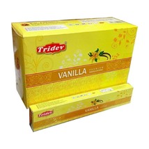 Tridev Vanilla Incense Stick Hand Rolled Premium Masala Agarbatti Fragrance 180g - £17.02 GBP