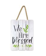 We Are Blessed Wall And/Or Art Door Hang Decor, Rustic Wood 6.50&quot; x .50&quot;... - $232.26 MXN