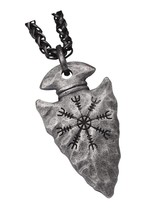 Viking Antique Necklace, Helm of Awe Aegishjalmur for - £38.09 GBP