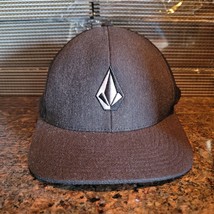 Volcom Trucker cap hat black on black adjustable mesh o/s one size - $16.26