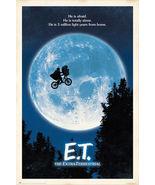  E.T. - Movie Poster (Regular Style - ET, Bicycle &amp; Moon) (Size: 24&quot; x 36&quot;) - £14.47 GBP