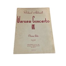 Warsaw Concerto 1943 Richard Addinsell Sheet Music Piano Solo - £15.35 GBP