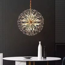 Elegant Art Deco-Inspired Crystal Branch Chandelier for Dining Room 19.6... - £1,434.37 GBP+