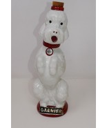 Garnier Liquor White French Poodle Collectible Empty Decanter - $29.99