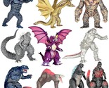 Exclusive Set Of 10 Godzilla Vs Kong Toys Movable Joint Action Figures, ... - $51.29