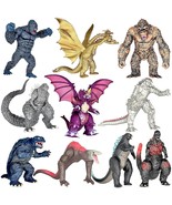 Exclusive Set Of 10 Godzilla Vs Kong Toys Movable Joint Action Figures, ... - £43.14 GBP