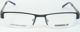 New Onkels ONK1335 Col 3 Very Dark Eggplant Eyeglasses Glasses Frame 50-17-140mm - £59.16 GBP