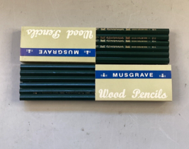 24 Musgrave Wood Drawing Drafting Pencils 1200 6H Unigraph - 2 packs of 12 - £7.73 GBP