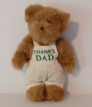 Ty Attic Treasures 8 Inch &quot; Thanks Dad &quot; Poseable Brown Teddy Bear Plush  - £7.76 GBP