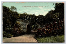 Delaware Avenue Stone Bridge Buffalo New York NY 1907 DB Postcard S15 - £2.35 GBP