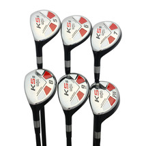 Left Handed - Majek Golf +1&quot; Std Tall Men&#39;s Hybrid Regular R Flex Set (5-PW) - £321.37 GBP