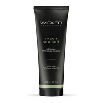 Wicked Sage + Sea Salt Sensual Massage Cream 4 oz. - £21.00 GBP