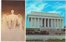 District Of Columbia DC Postcard Washington The Lincoln Memorial - $1.44