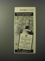 1953 Hudson&#39;s Bay Scotch Advertisement - £14.48 GBP