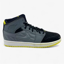 Jordan Air Jordan 1 Retro 99 Cool Grey Vibrant Yellow Black White Mens Sneaker - £183.66 GBP