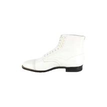 Madison Stacy Adams Ankle Boot Biscuit Casual Shoes 00015-100 White image 5