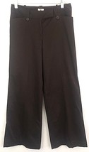 Worthington Modern Fit Womens Sz 4 career Pants Brown Trouser Wide Leg - £6.97 GBP