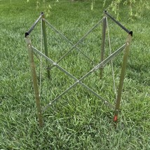 Vintage Coleman Steel Folding High Stand for Stove/Cooler 16&quot; x 20&quot; x 25&quot; - £79.32 GBP