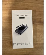 13 in 1 USB-C Hub Docking Station w Wireless Charging 5 USB ports NEW - $1,028.83 MXN