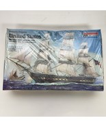 Monogram 1977 Historic Frigate United States Ship Kit #3502 Sealed W/ Bo... - $32.66