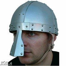 18GA Medieval Norman Nasal Helmet Handmade Solid Building Steel Viking Armor-... - £52.20 GBP