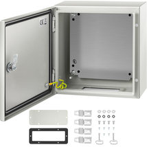 VEVOR NEMA Steel Enclosure, 12x12x6&quot; NEMA 4X Electrical Box, IP66 Waterp... - $858.89 MXN