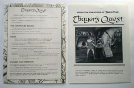 Thayer&#39;s Quest Arcade Flyer Original Laser Game Art RDI Video Systems RARE 1984 - £156.80 GBP