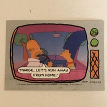 The Simpsons Trading Card 1990 #36 Homer Marge Simpson - £1.55 GBP