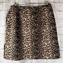 Vintage David Paul NY Leopard Print Above The Knee Pencil Skirt Size 10 ... - $29.69